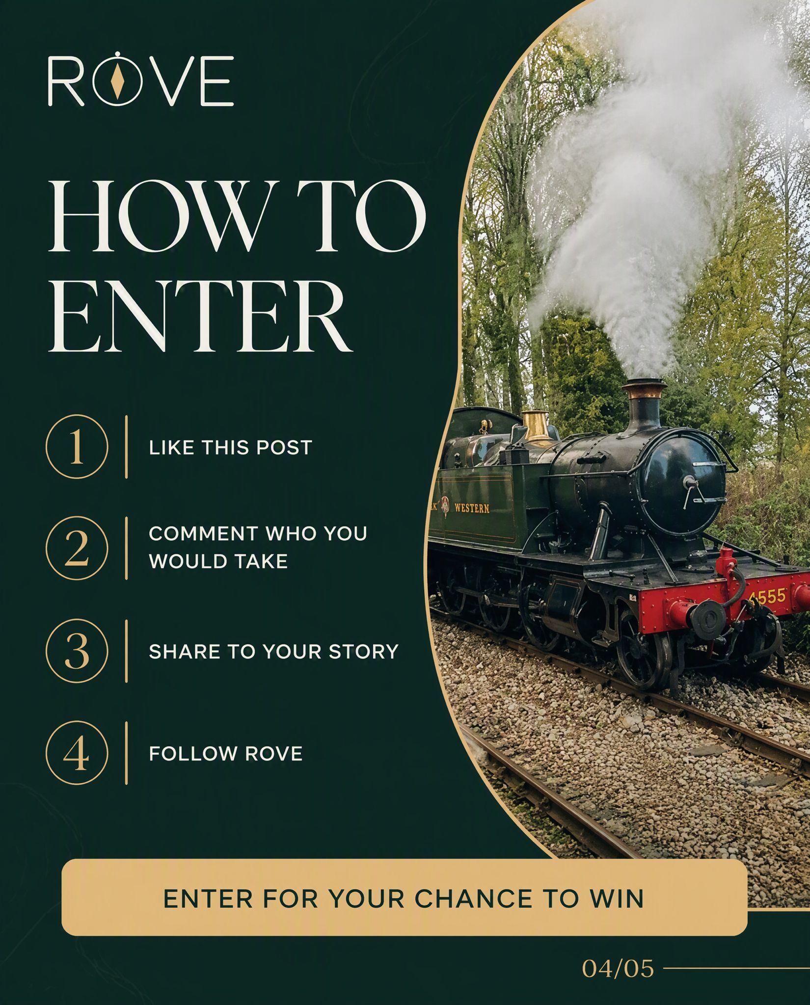 How to enter: like this post, comment who you'd take, share to your story, follow ROVE