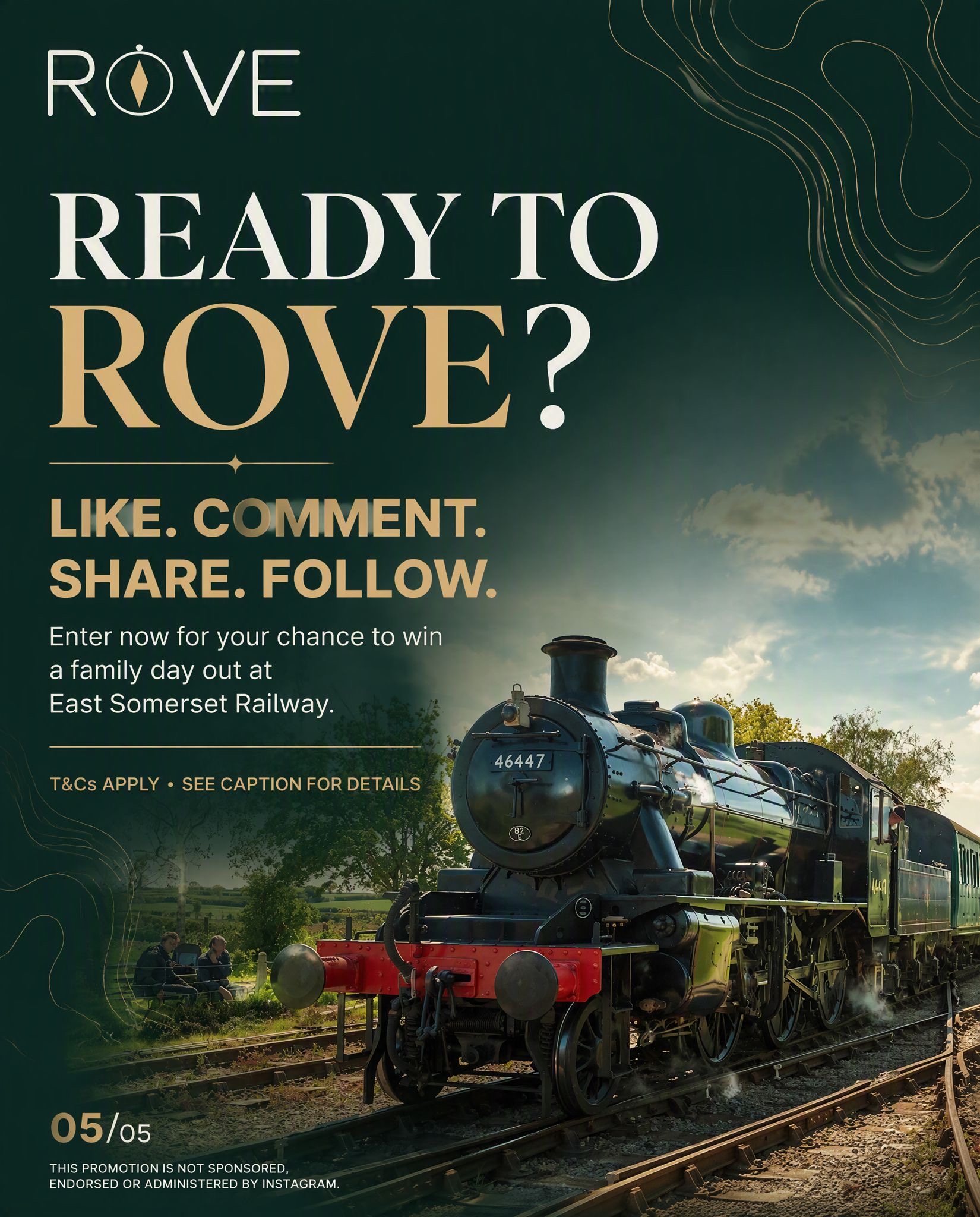 Ready to Rove — like, comment, share, follow to enter